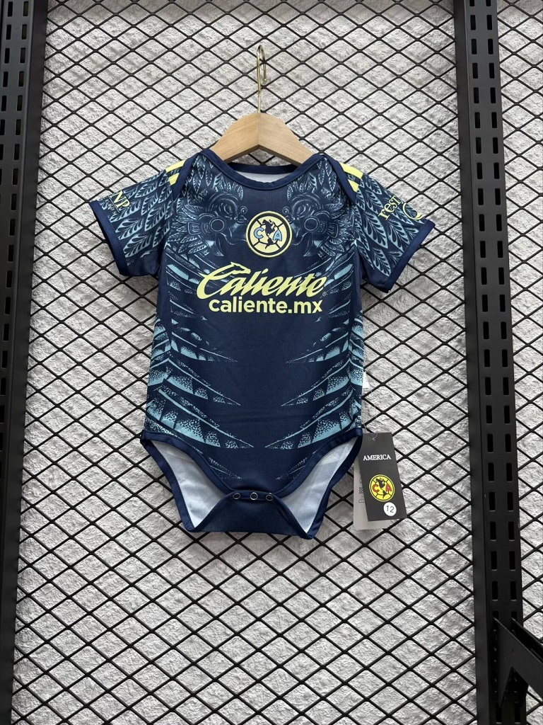 Club America 25/26 Baby Away Navy Blue Soccer Jersey